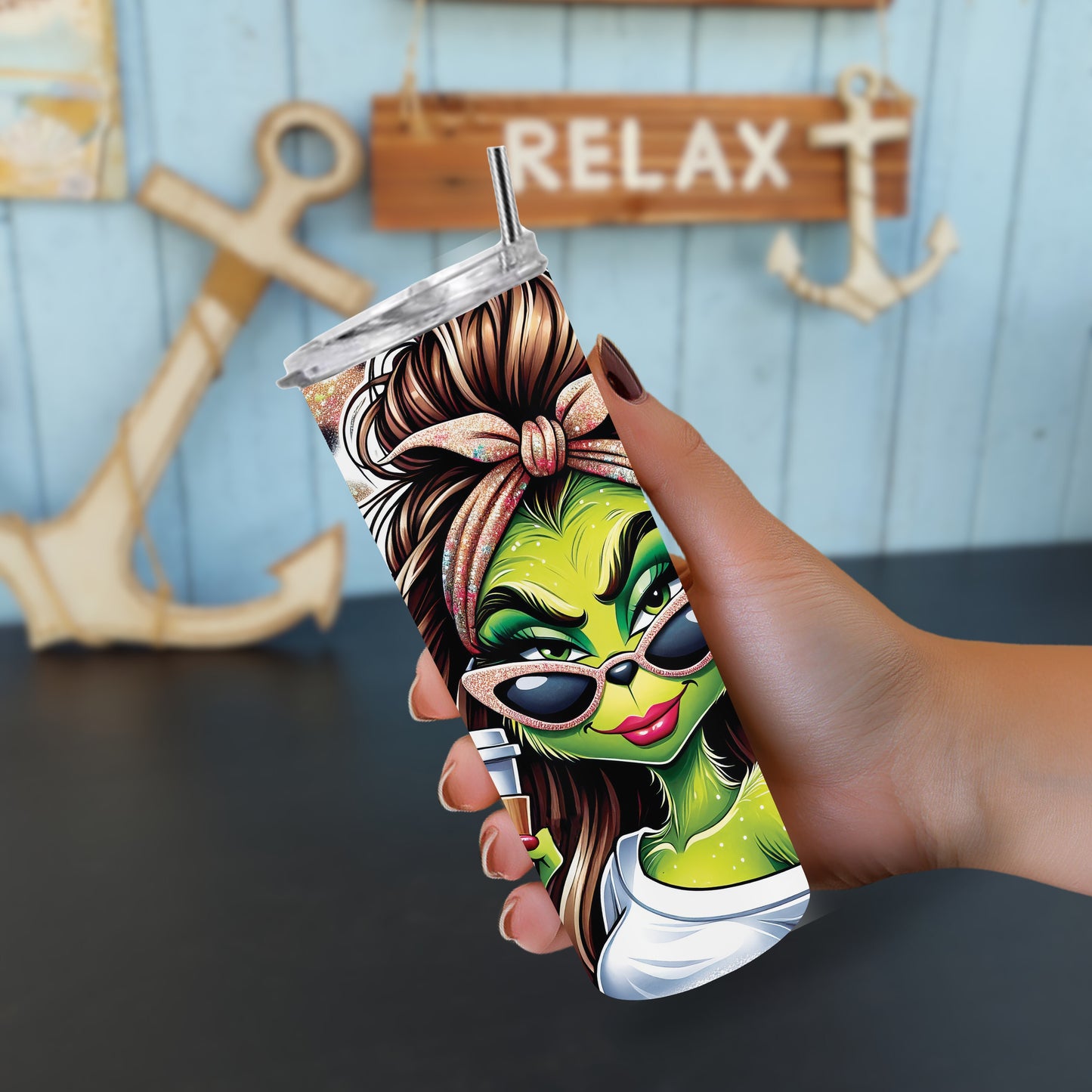 Tumbler Grinch my Age 20oz 590ml Edelstahlbecher