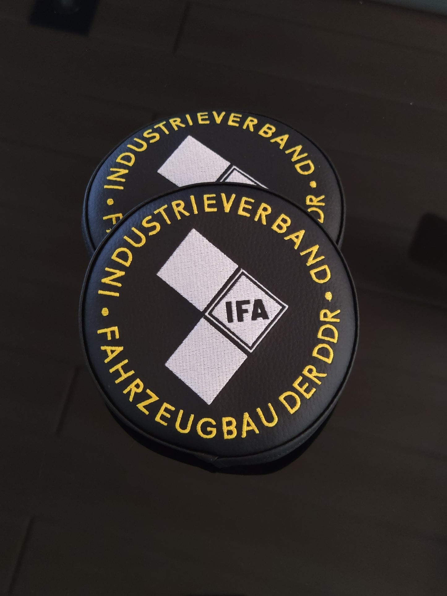 1 Set Scheinwerferhüllen gelb IFA Trabant 16cm