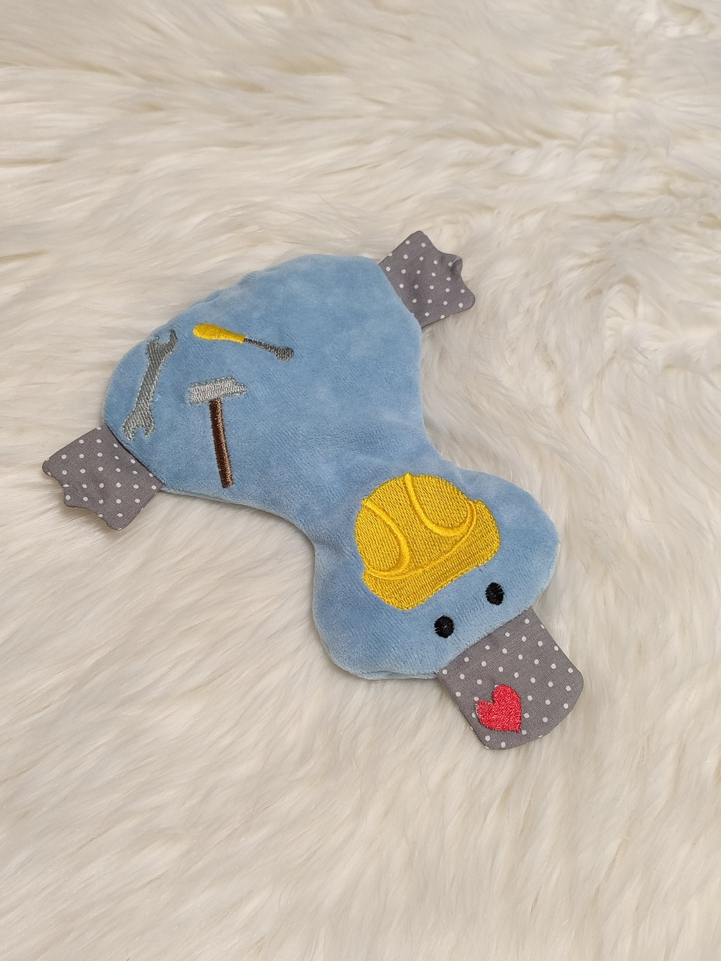 Ente Kirschkernkissen Motiv Handwerker