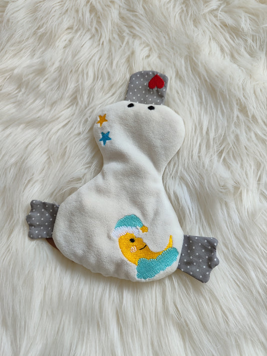 Ente Kirschkernkissen Motiv Mond