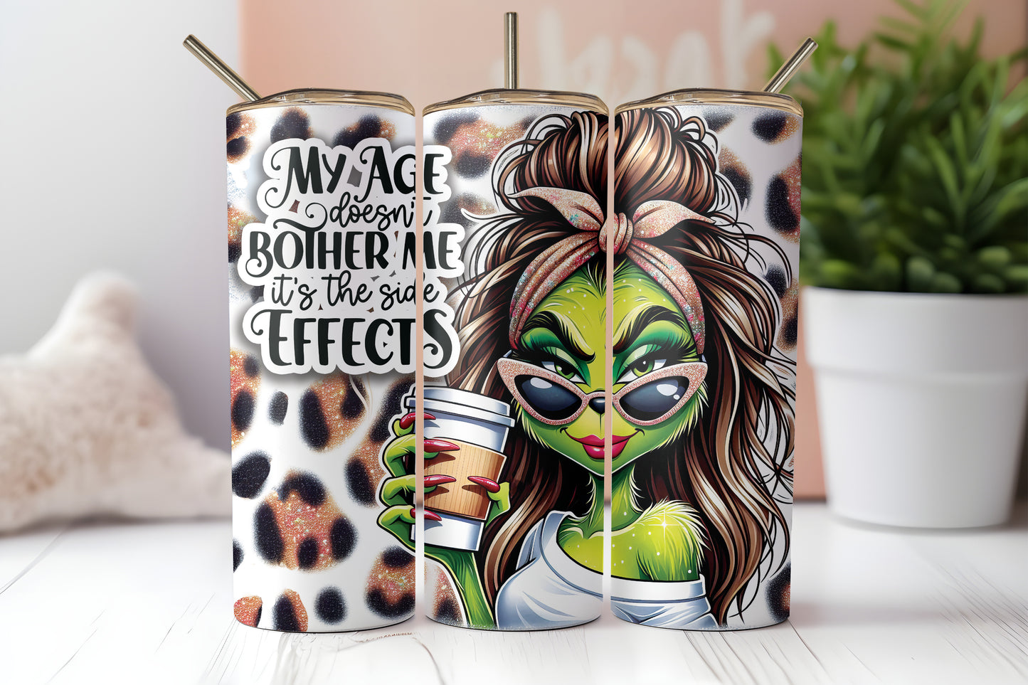 Tumbler Grinch my Age 20oz 590ml Edelstahlbecher