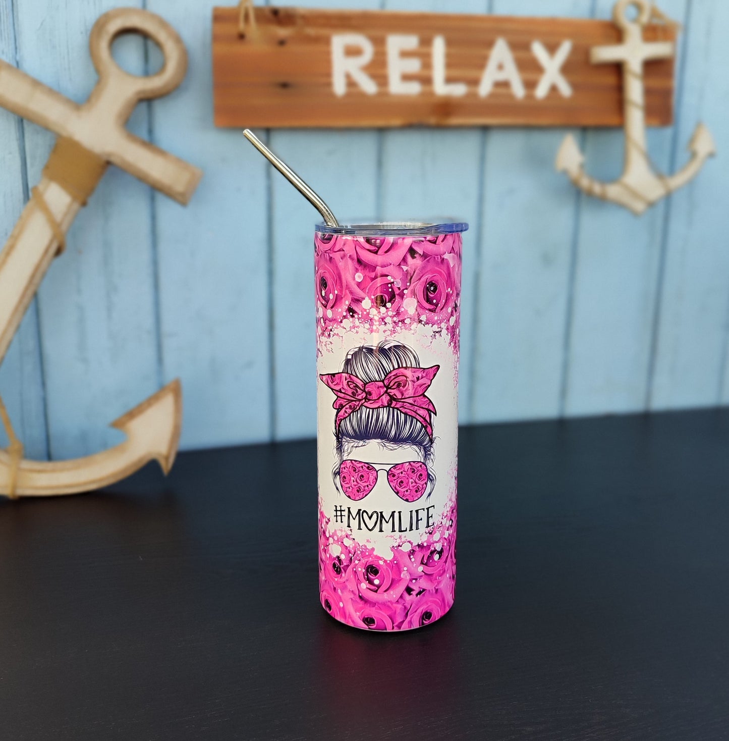 Tumbler Momlife 20oz 590ml Edelstahlbecher