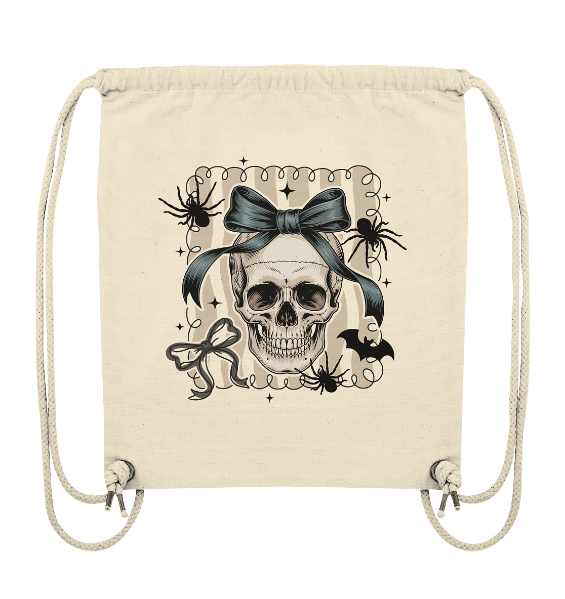 Helloween Skull - Organic Gym-Bag