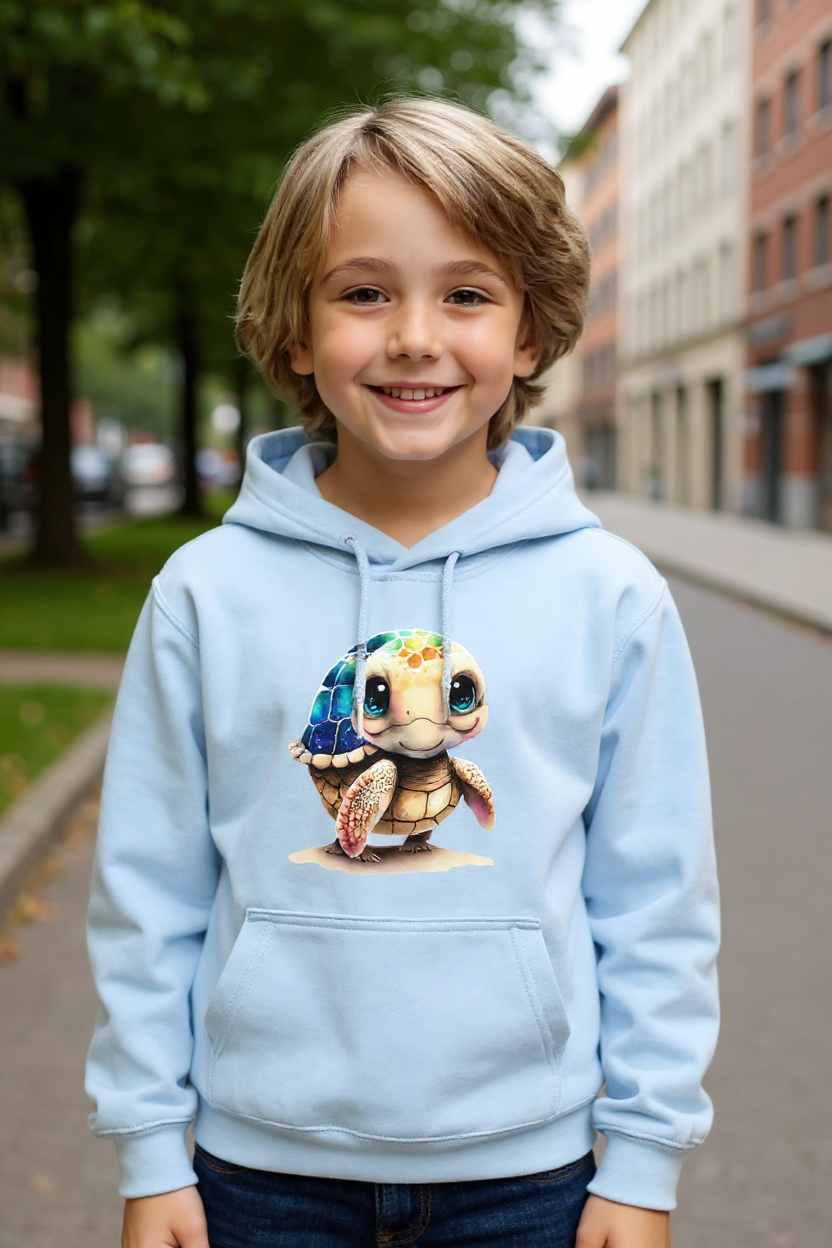 Classic Hoodie Kids Schildkröte