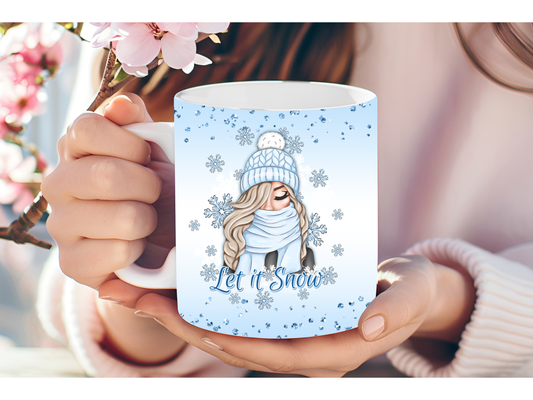 Let it Snow Weihnachtstasse