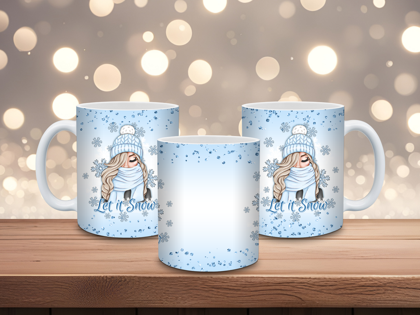 Let it Snow Weihnachtstasse
