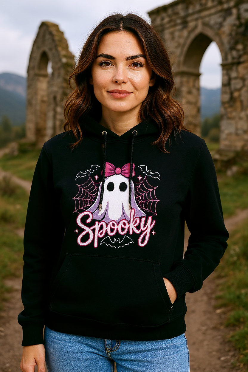 Spooky Premium Hoodie mit Taschen